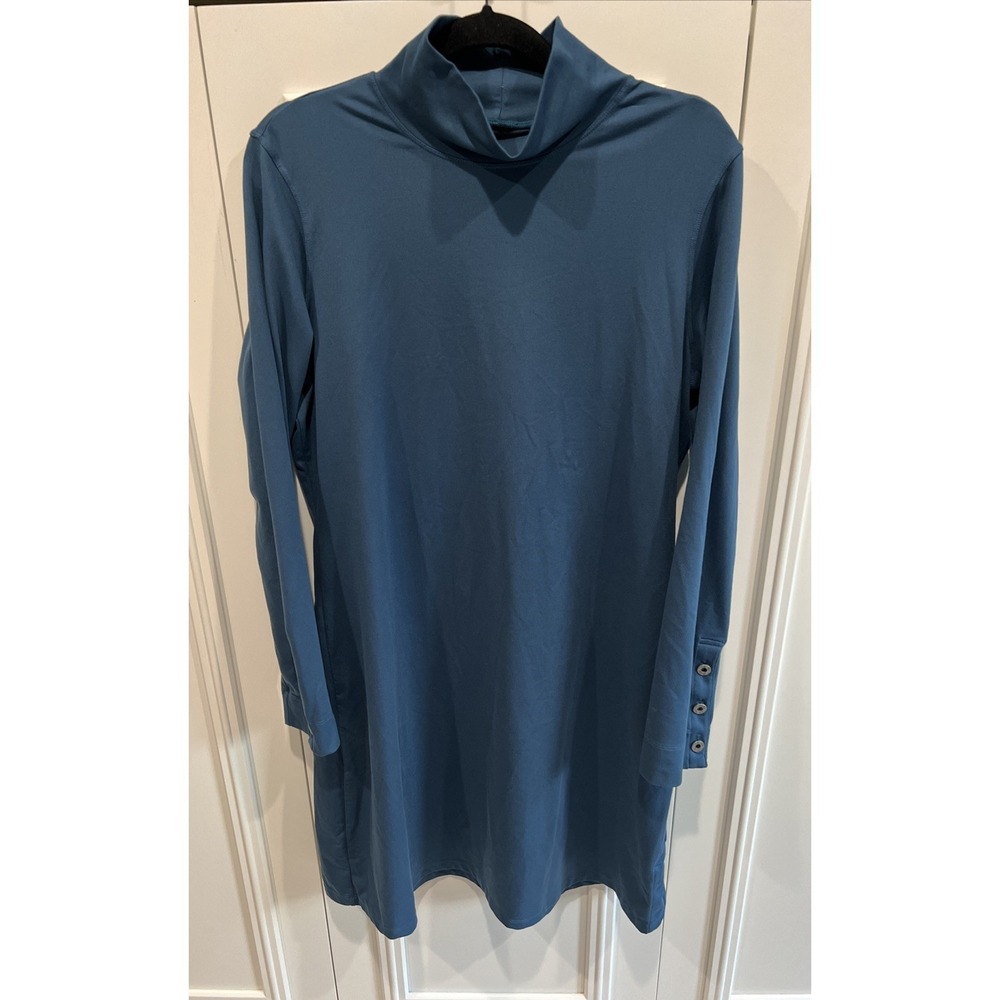 Title Nine Guthrie Dress Mockneck Sporty Stretchy Athleisure Performance Size XL